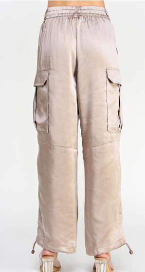 Silky Cargo Pants