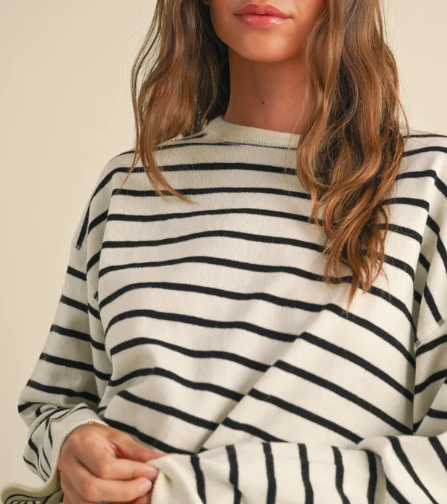 Dianna Soft Striped Sweater