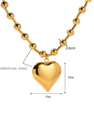 Heart Chain Choker