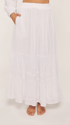 Crystal Embroidered Skirt