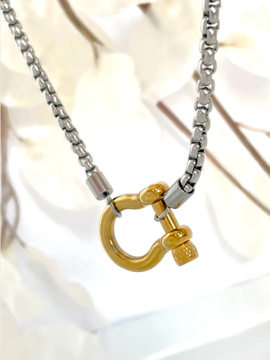 Cara Carabiner Necklace