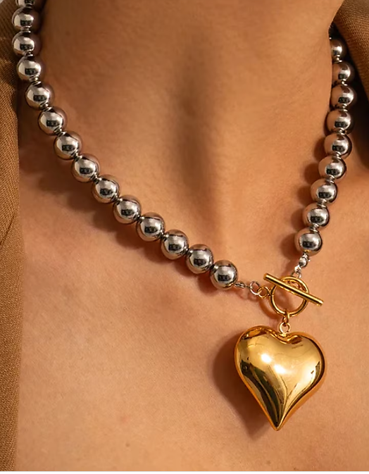 Chunky Heart Necklace