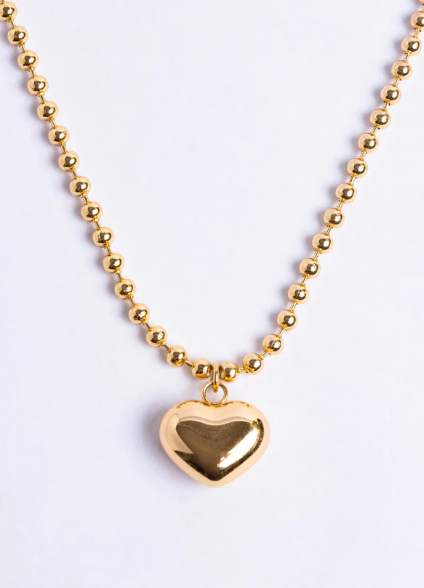 BB Puffy Heart Necklace