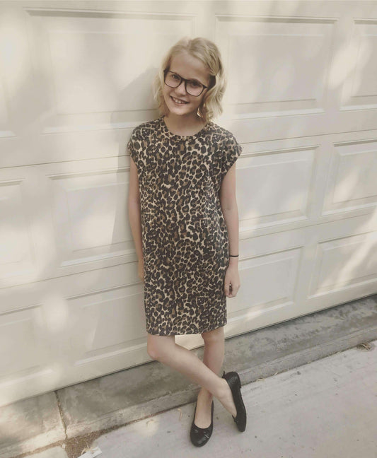 Kids Wild Side Pocket Tee Dress by SexyModest Boutique